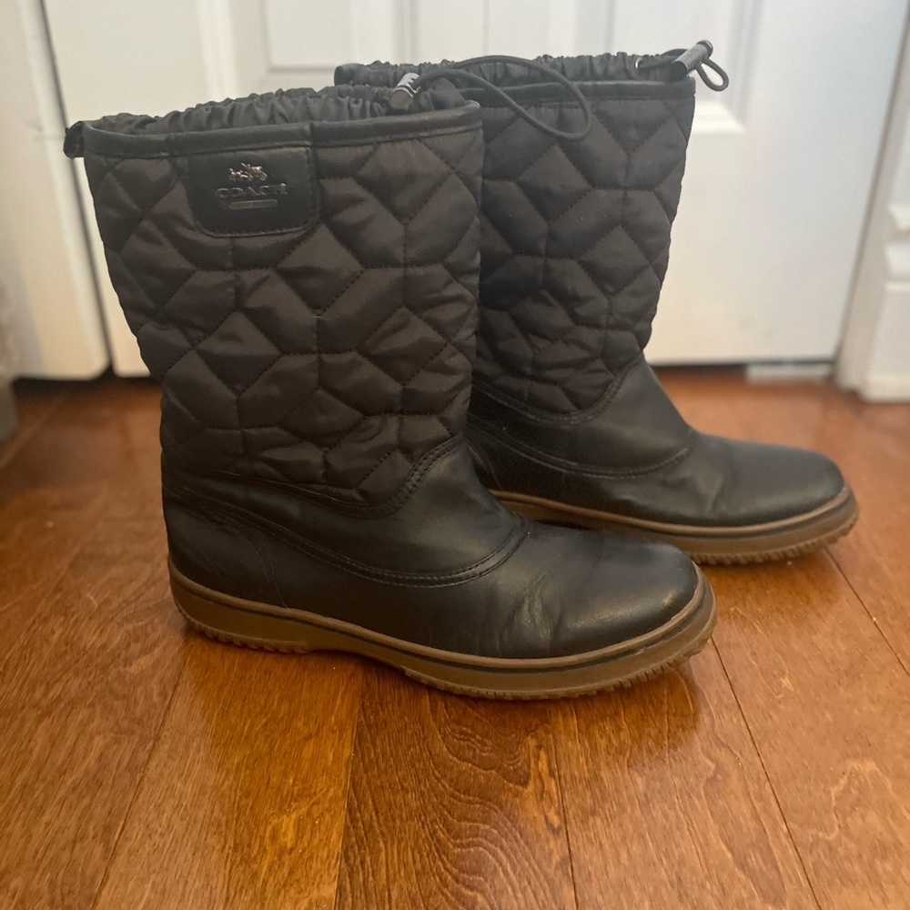 Coach Black Quilted Accessory - Picture 2 of 7